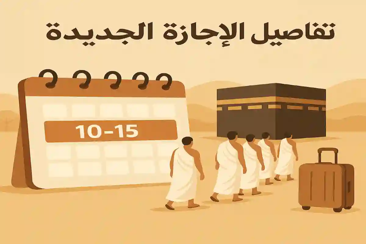 10 إلى 15 يومًا لأداء الفريضة.. تعرف على تفاصيل الإجازة الجديدة