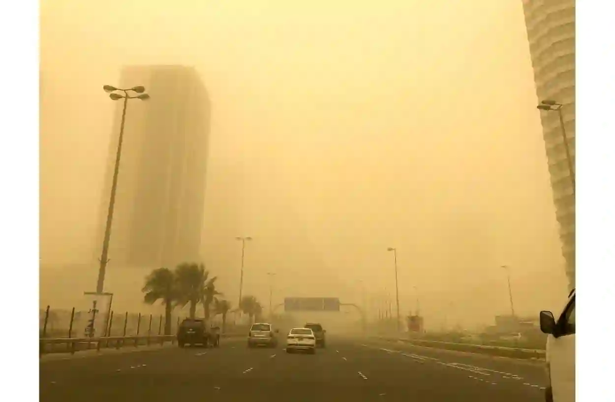 رياح مغبرة
