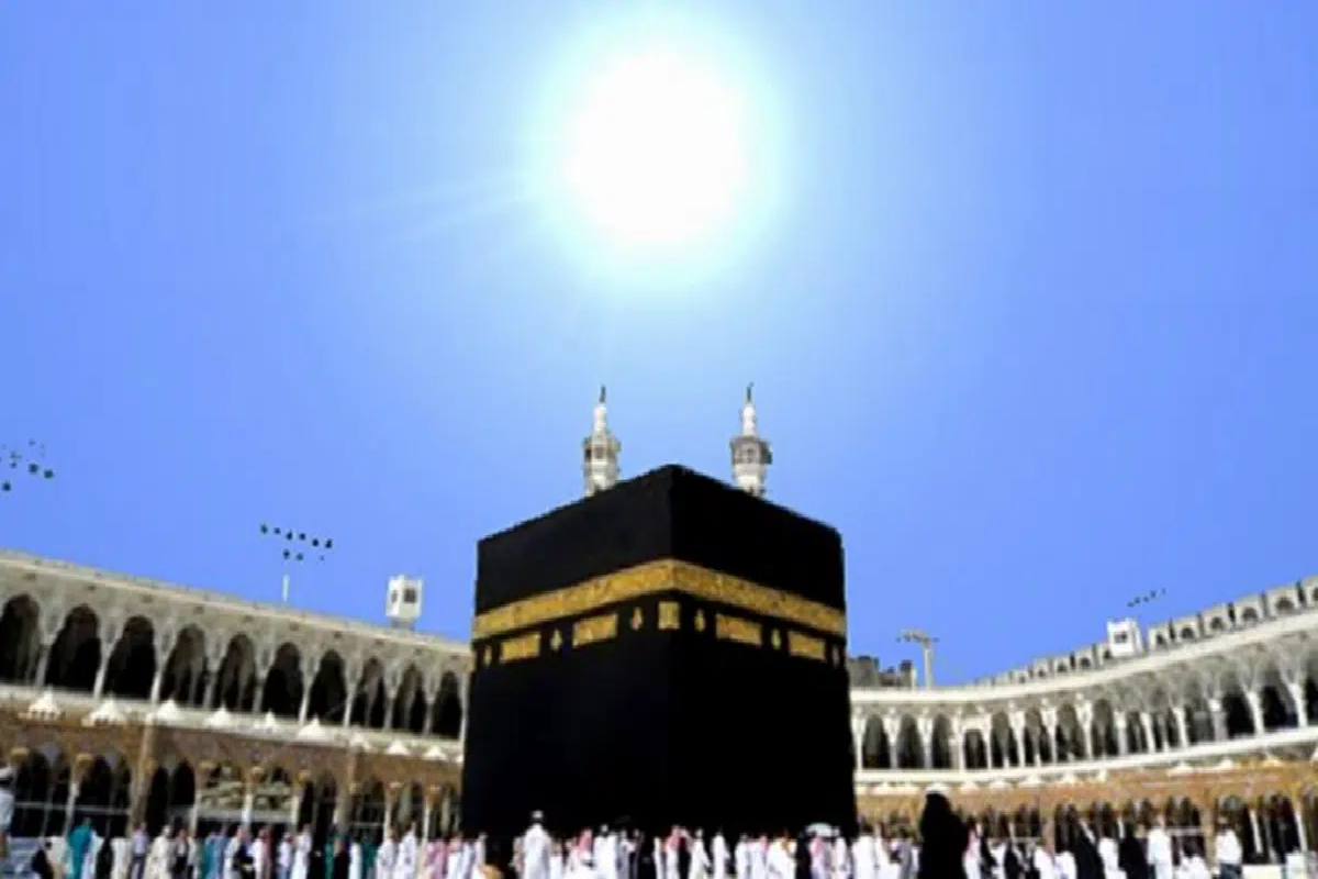 تعامد الشمس على الكعبة المشرفة في هذا اليوم. 